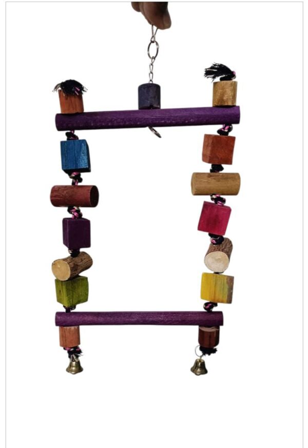 Colorful Pure Wooden Swing