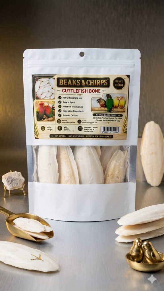 Cuttlefish for lovebirds, cockatiels, conures & big birds