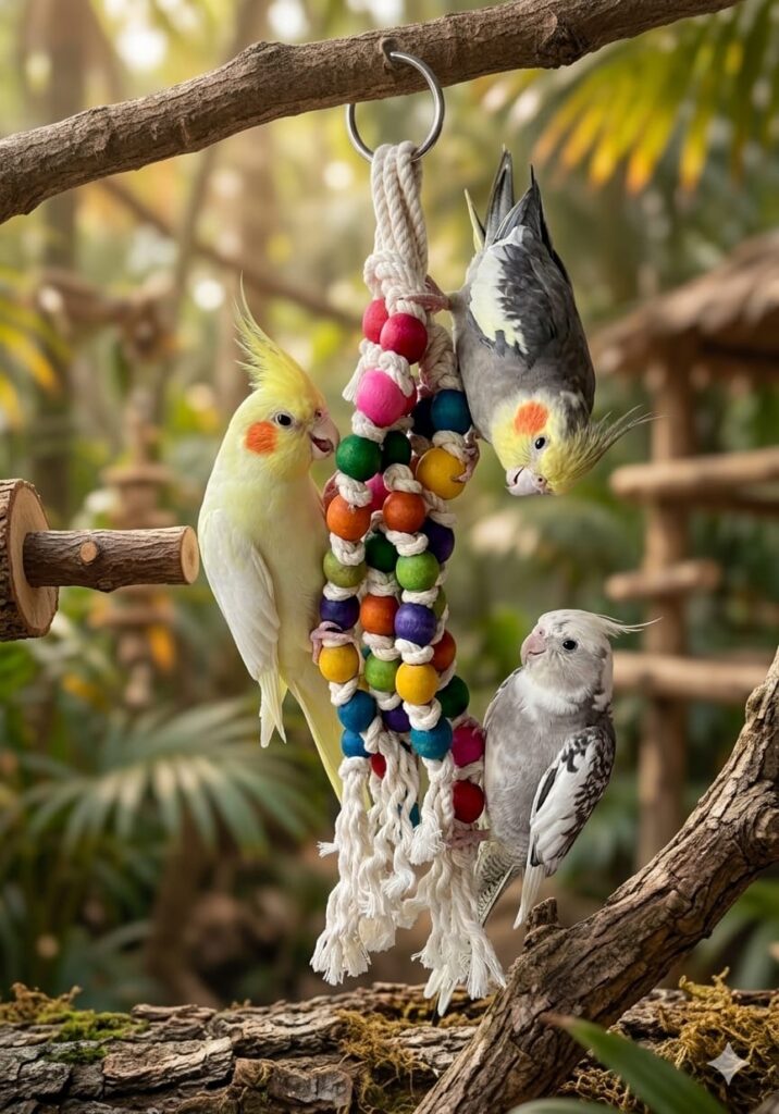 Foraging Rope With Colorful Beads