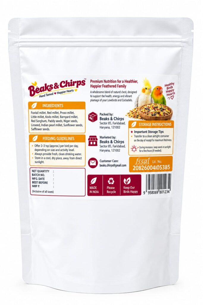 Lovebird and Cockatiel Seed Mix