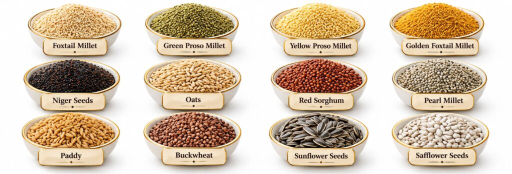 Lovebird and Cockatiel Seed Mix
